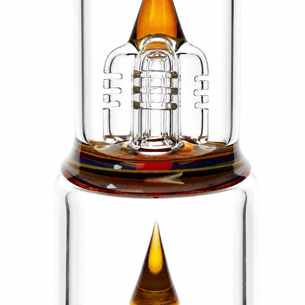 Sovereignty Stemline 16mm 6 Cut DownGrid to Inverted 4 to Gridded 8 Tree w/ Splash Guard CS x3 44mm Neck Partial Accent Tube