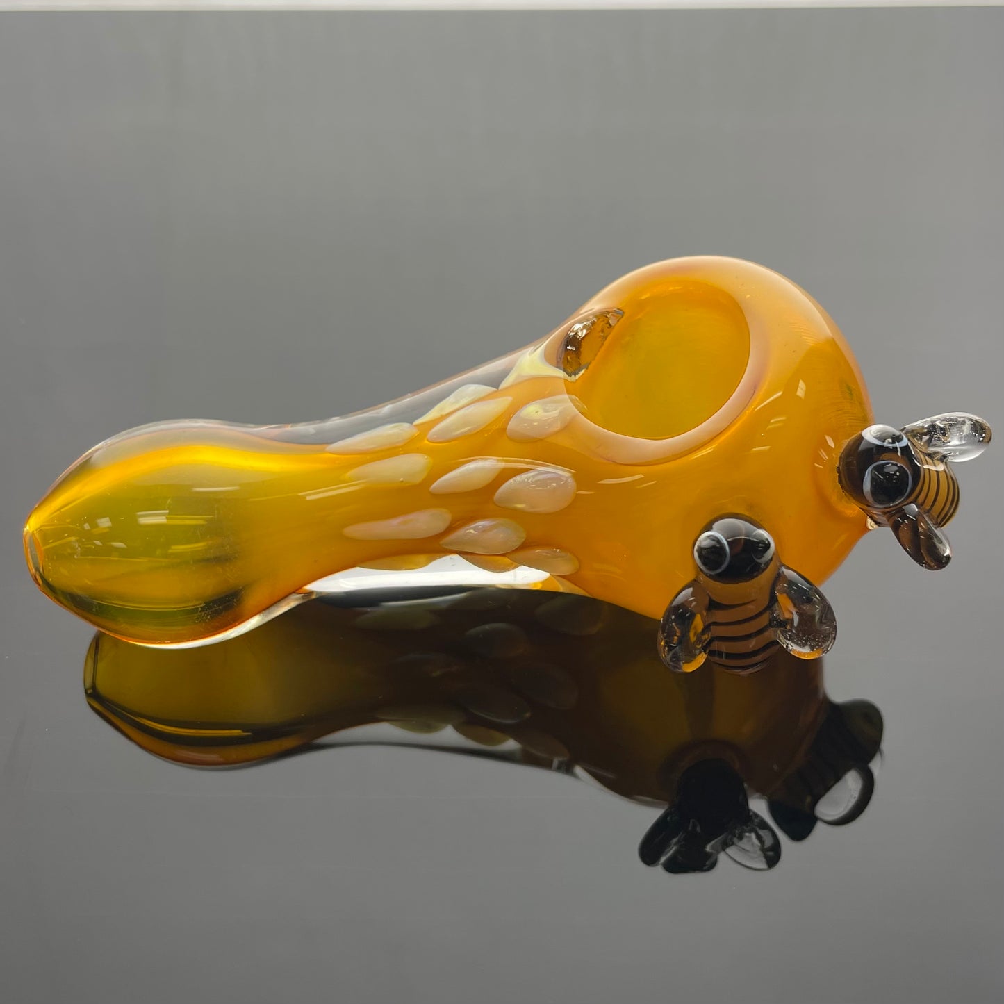 Unbranded 4.5" Busy Bumble Bee Glass Spoon Pipes - Various Styles