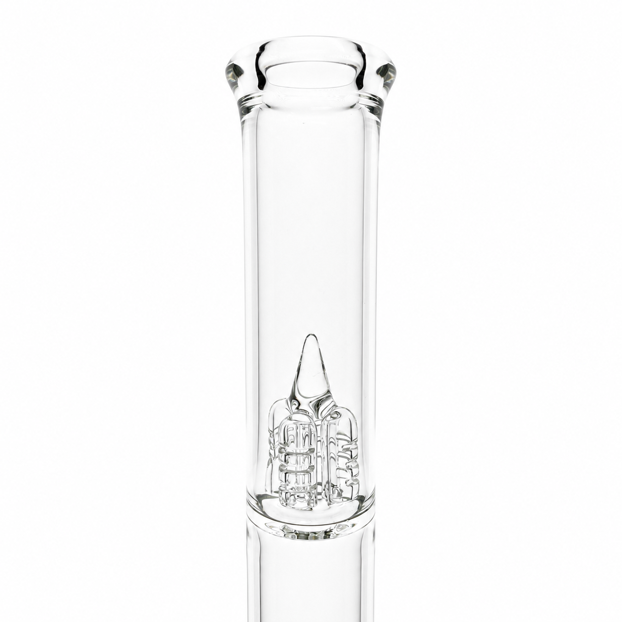 Green Belt Clear Blooper Stemline Tube w/ Drain, Opal & Inverted 4