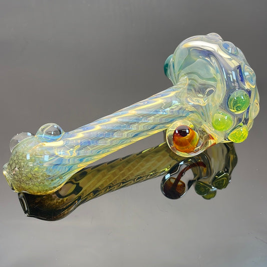 Eckardt Glass Fumed Mushroom Pipe