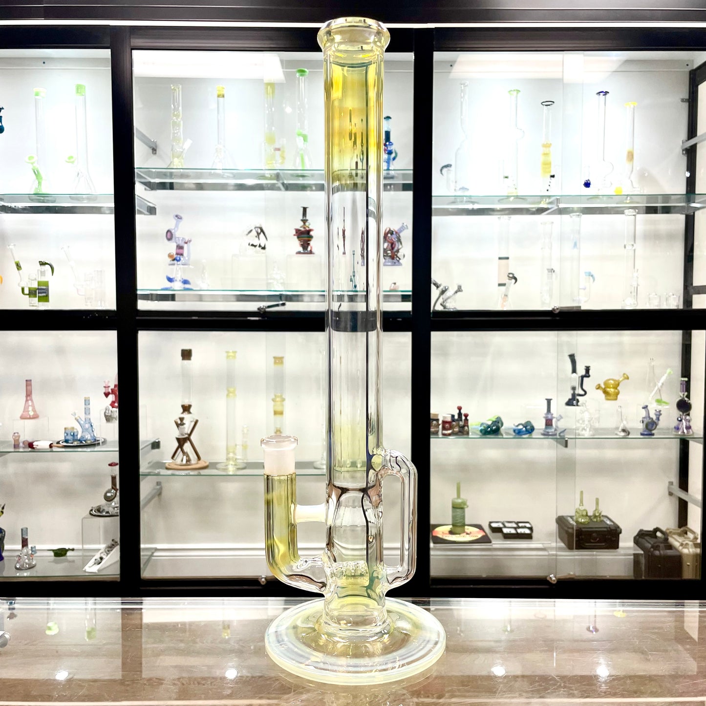 Green Belt Colour Accented Fume Inline Drain Tube - Ghost