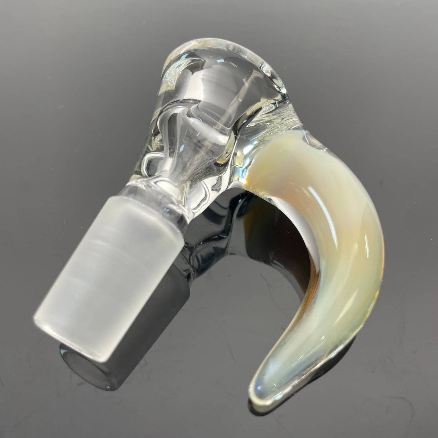 Green Belt Clear Horn Bowl 14mm 1 Hole