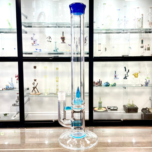 Green Belt Colour Accented Stemline Tube w/ Imperial - Deep Blue Satin, Meta, Heavy Blue Stardust