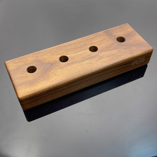 Futo 4 Hole Bowl Stand - 10mm Walnut