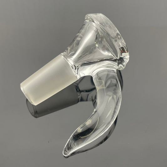 Mastah Glass 14mm Clear Horn Bowl