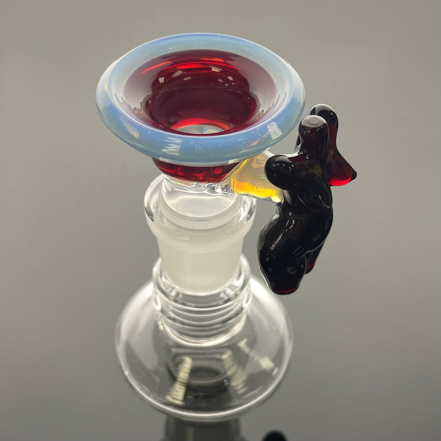 Red Heady x Beccalicious Blue phoenix & Glopal 18mm 4 Hole Babe Bowl