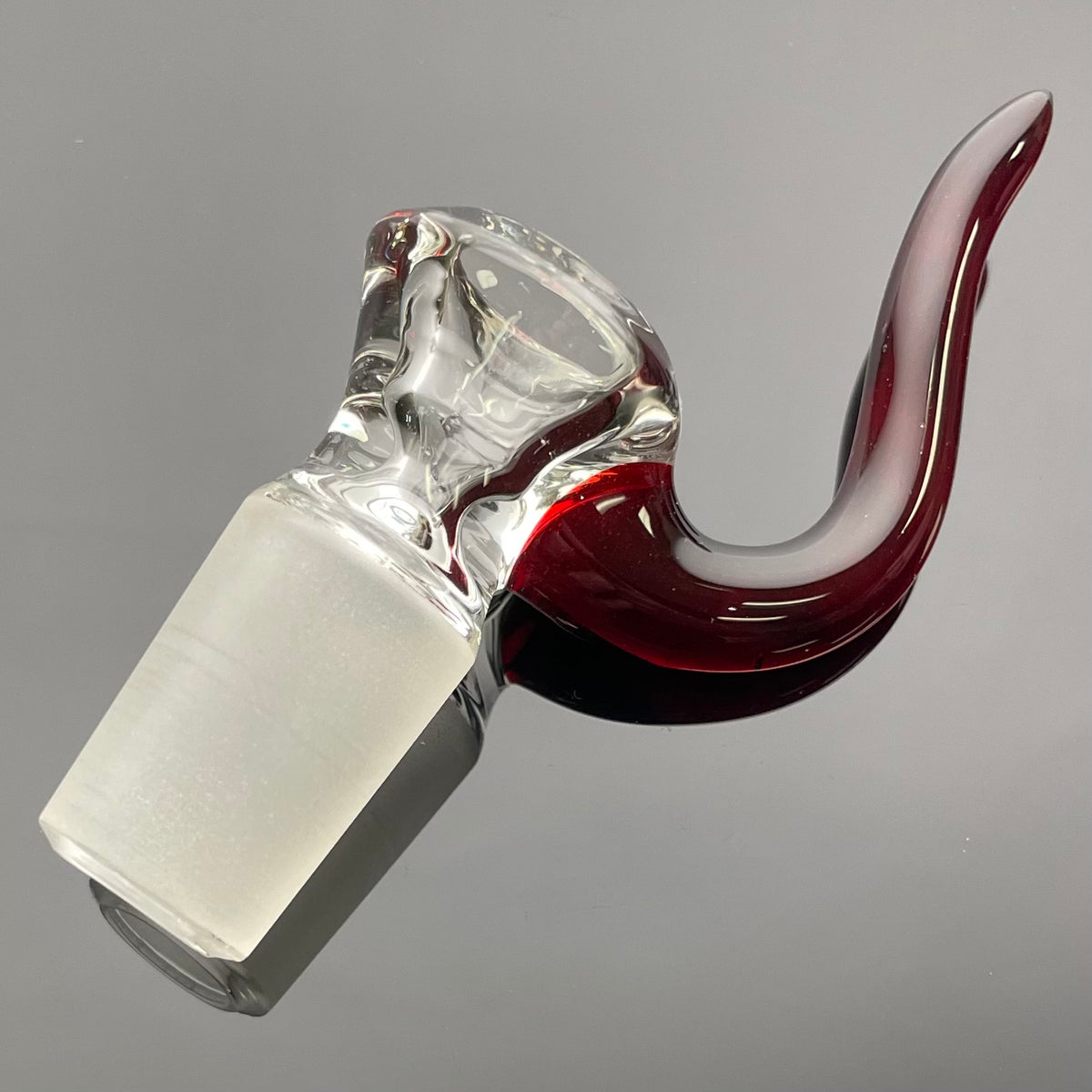 Discobox Clear Bowl w/ Horn 18mm 1 Hole