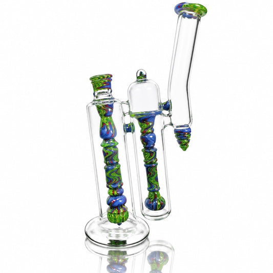 Blazed Worked Double Bubbler - Creepy Crawlers