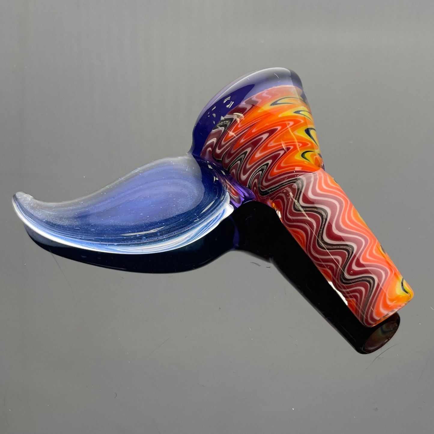 Mooks Glass 14mm 1 Hole Fully Worked Rewig Bowl - #2