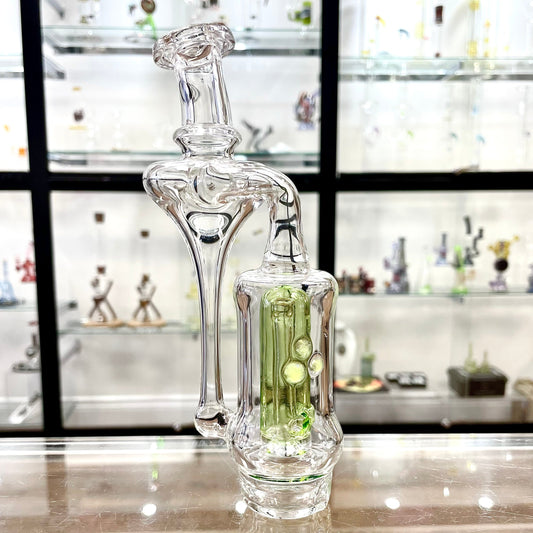 Green Belt Carta Recycler Top - Lime & Satin Slyme