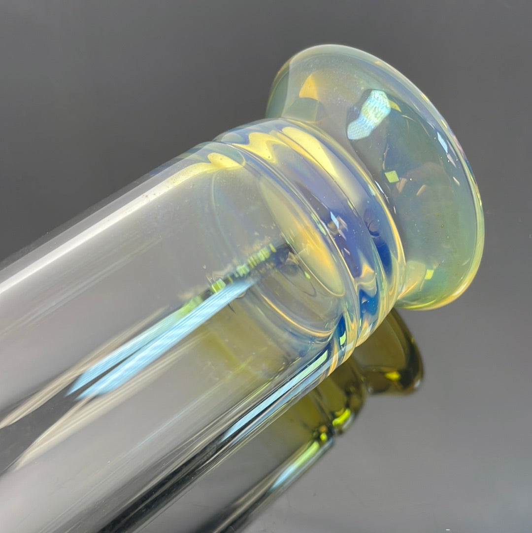 Jesse Who 44mm Fumed Gridcap Tube w/ Breakwater Function - Single Bore w/ Narrowed Midsection