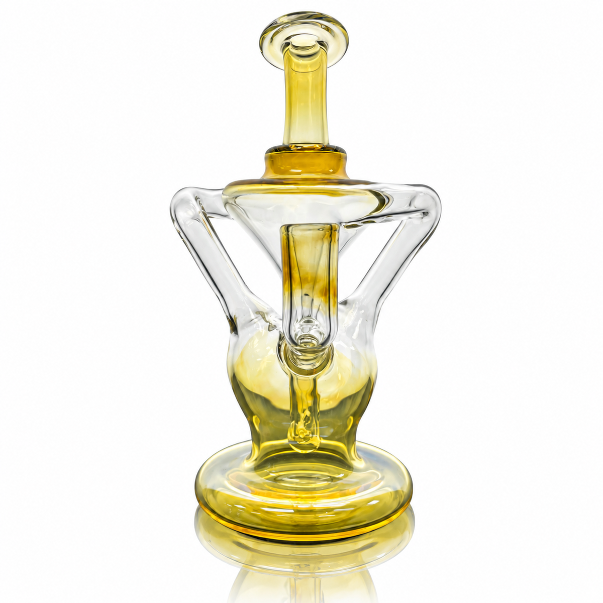 Mastah Glass 14mm Fumed Floater Recycler