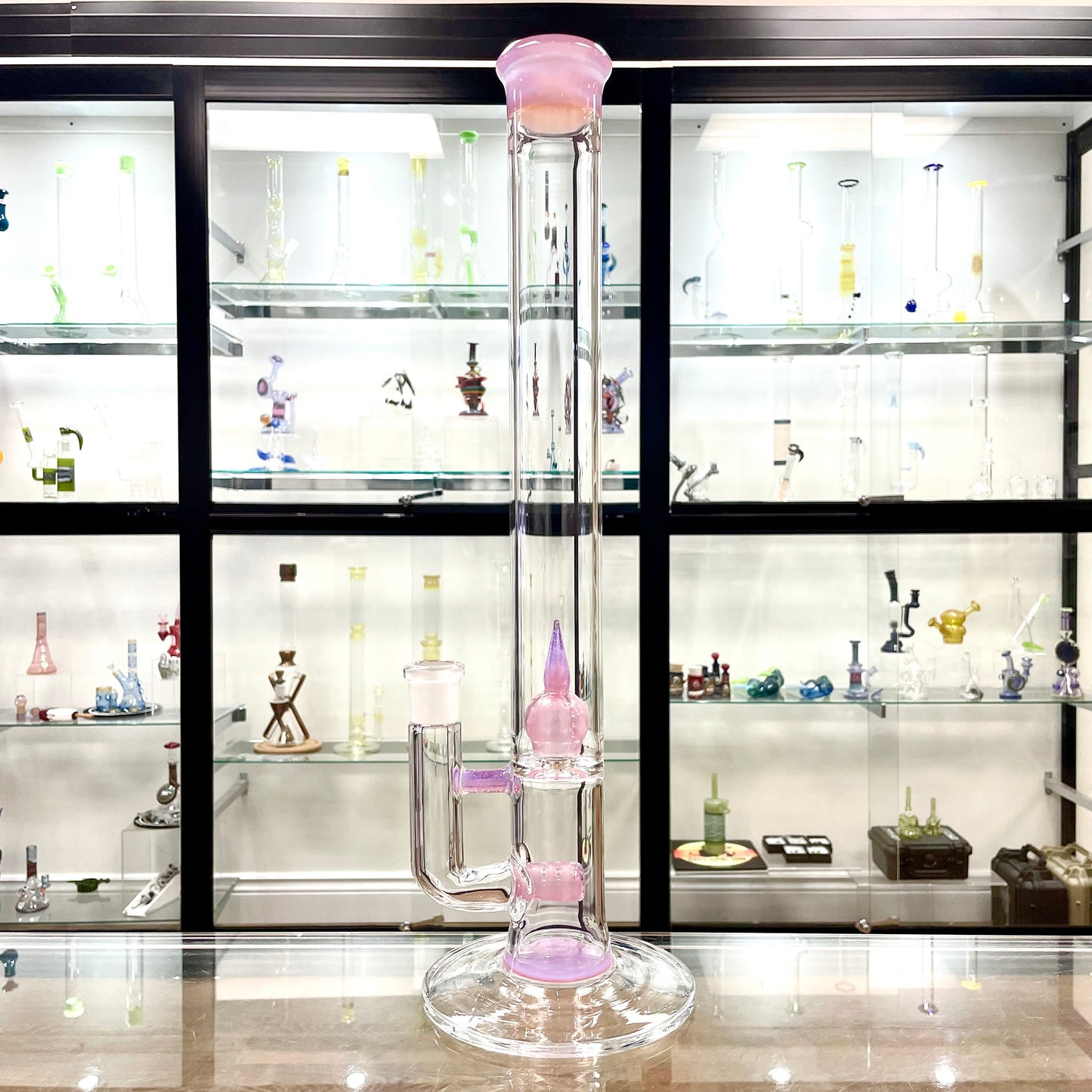 Green Belt Colour Accented Stemline Tube w/ Imperial - Neo Opal over Desert Rose