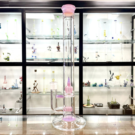 Green Belt Colour Accented Stemline Tube w/ Imperial - Neo Opal over Desert Rose