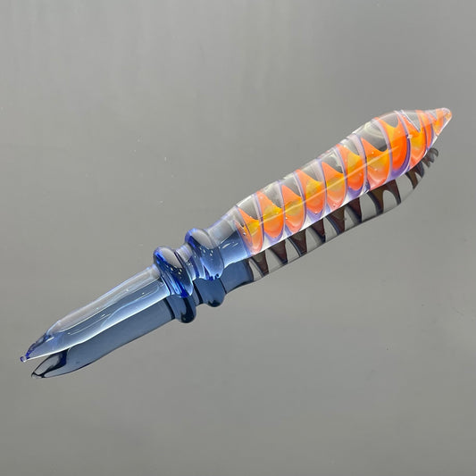 Mooks Glass 4.5" Cane Work Dabber w/ Spear Tip