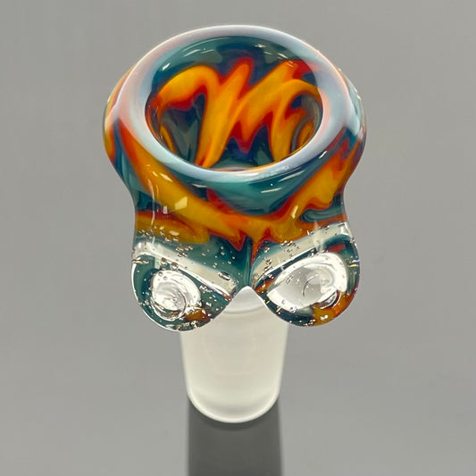 Titz 14mm 1 Hole Line Worked Boob Bowl