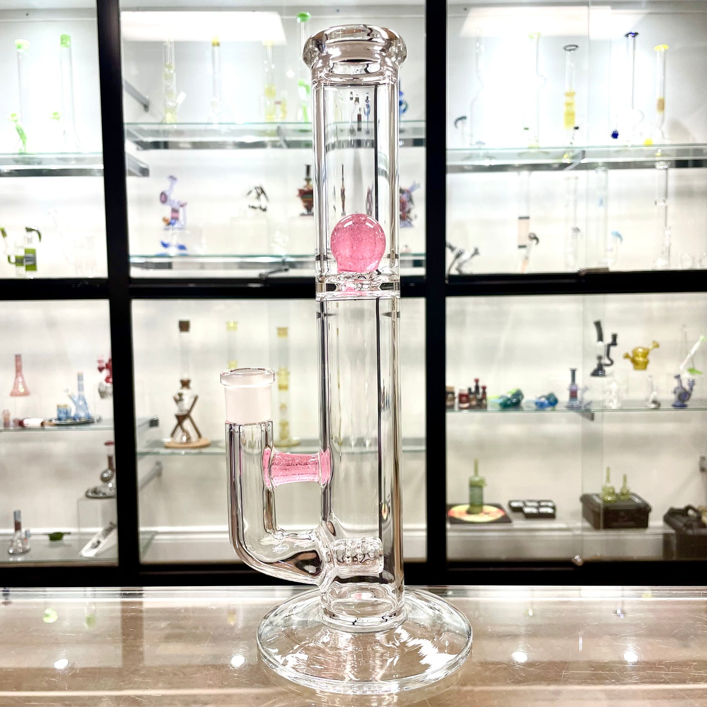 Green Belt 12"- 14” Stemline w/ Marble Splash Guard Straight Tube