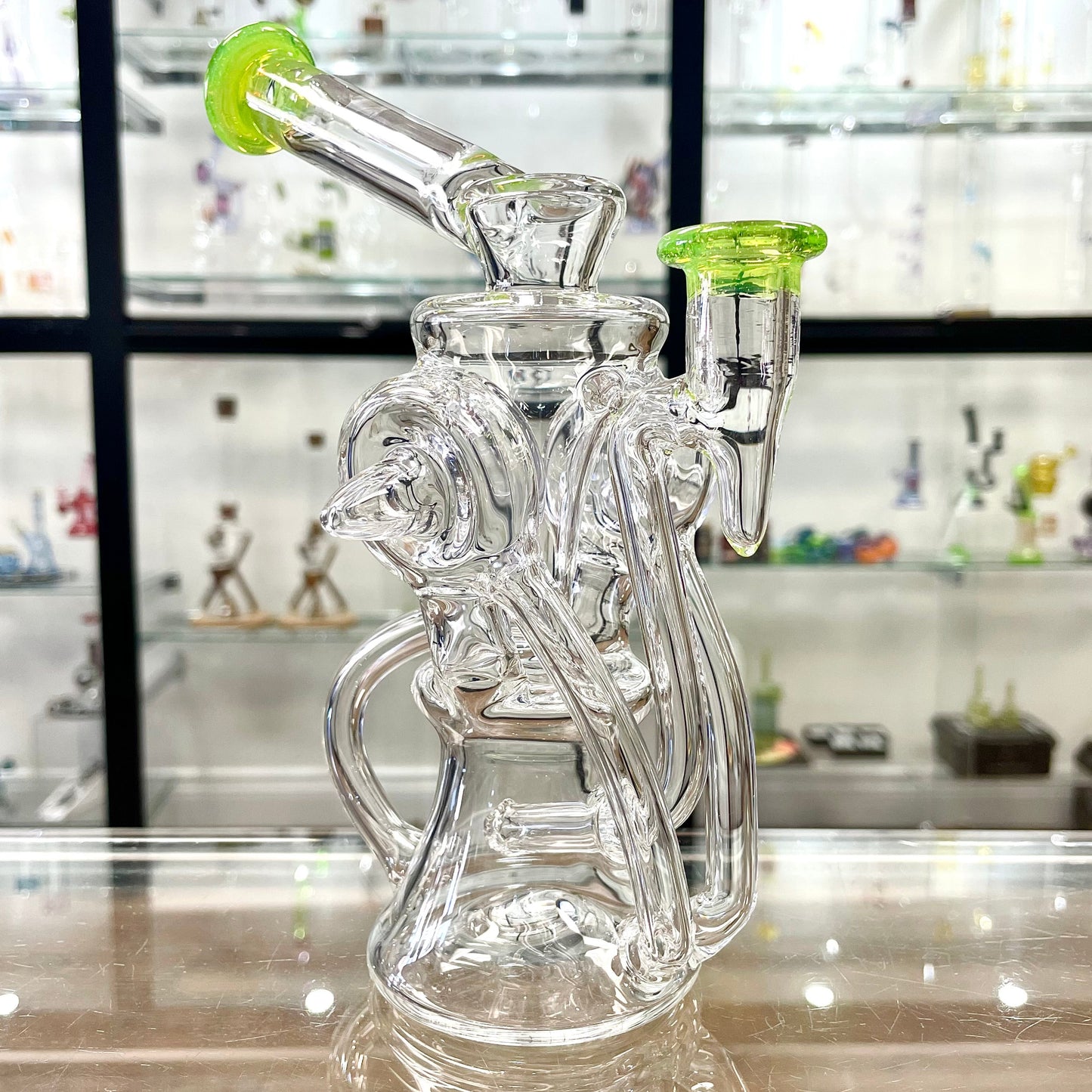 Mimzy Colour Accented Full Scroller Recycler - 14mm