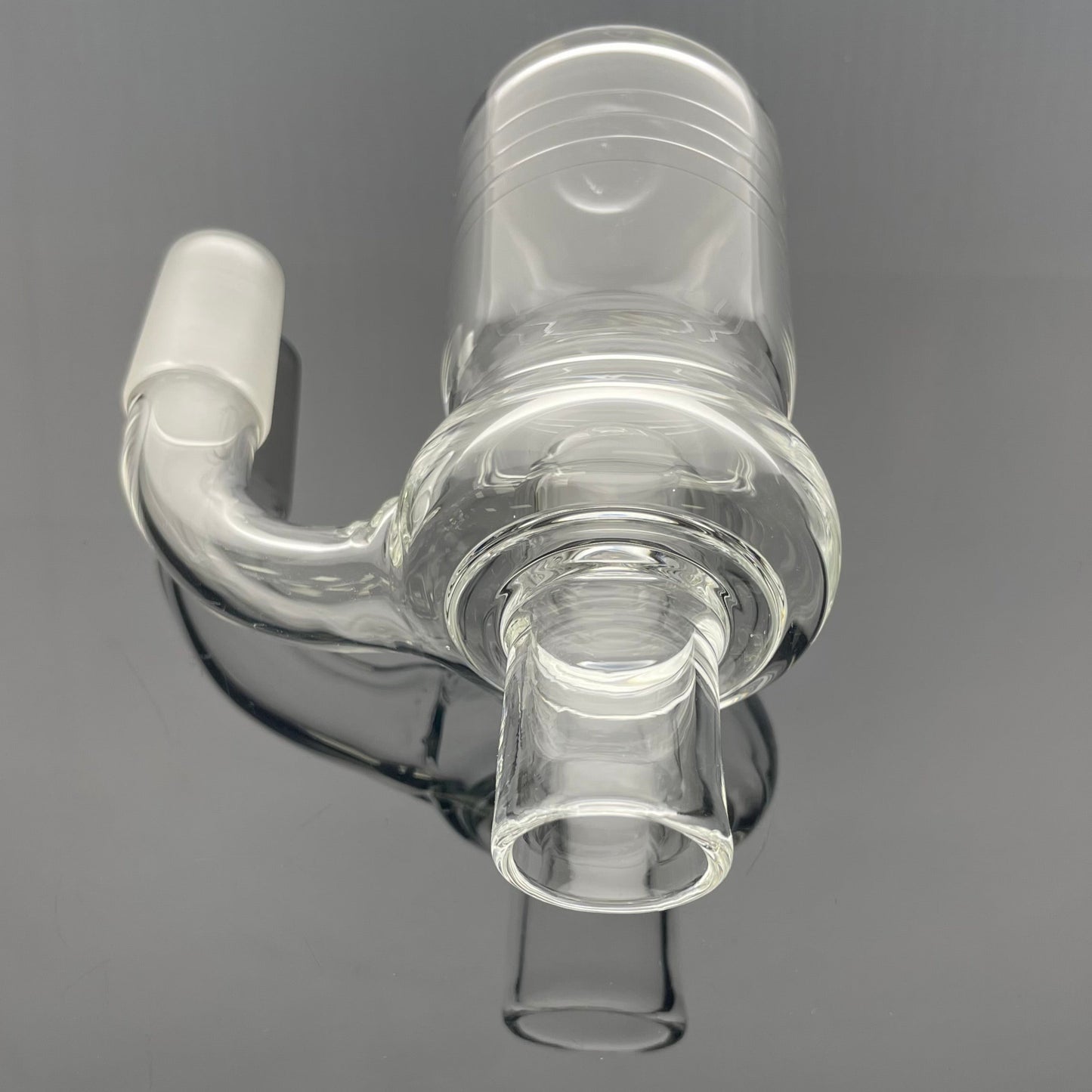 Mastah Glass 18mm/18mm 90 Degree Dry Ash Catcher w/ Handmade Joint