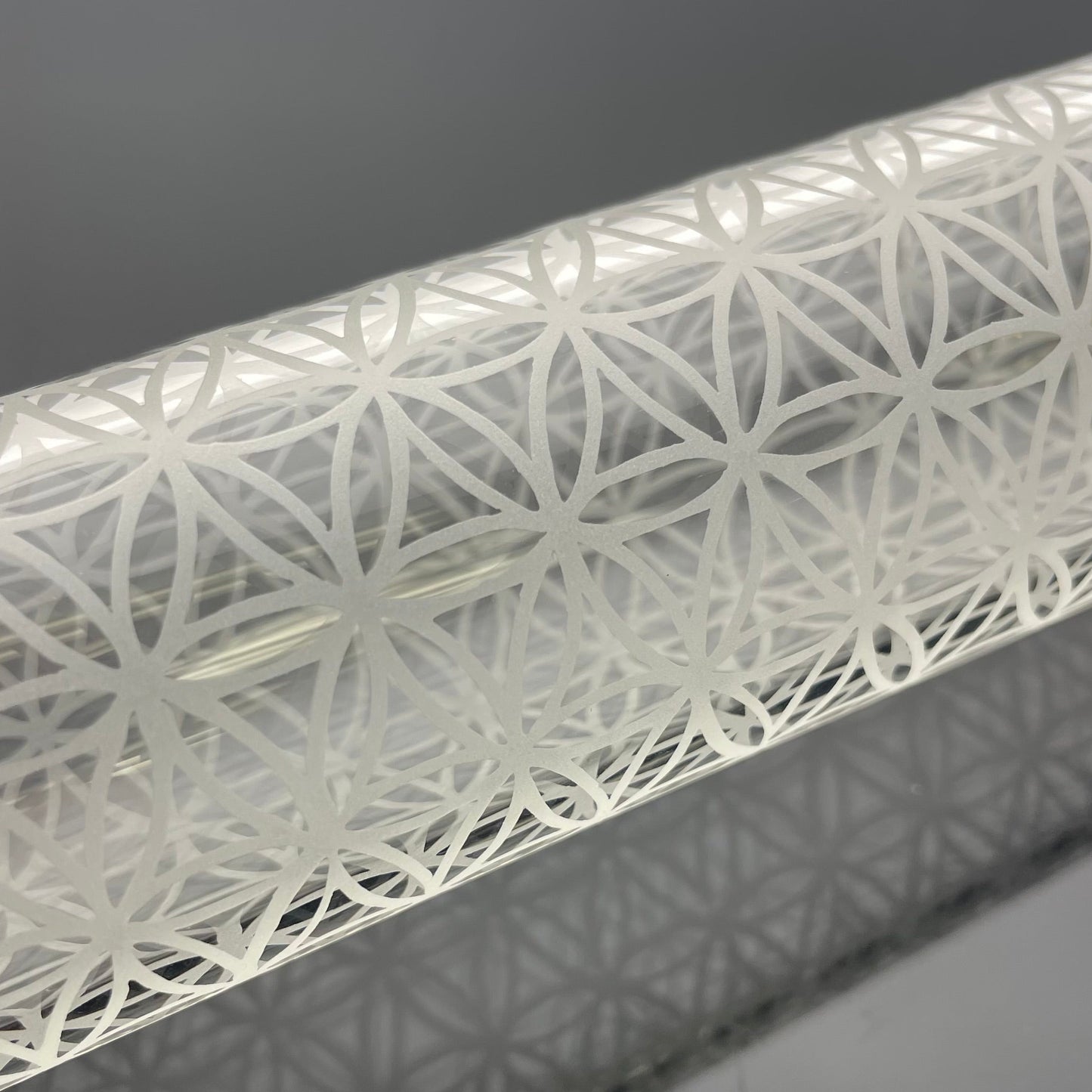 Gnob Glass 44mm 16.5" Reactor Stemline w/ Sandblasting - #4