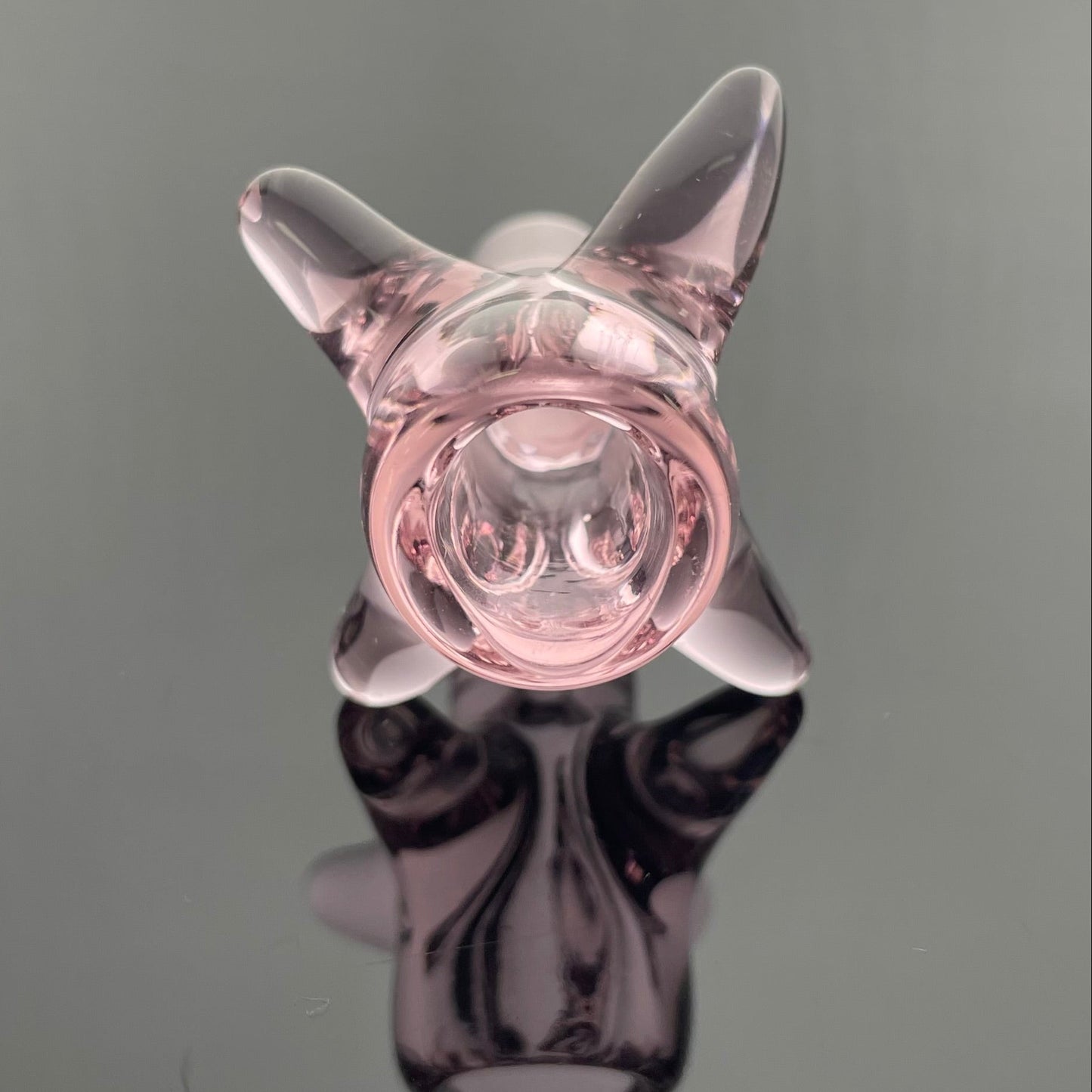 Glass With Jeremy 14mm 1 Hole 4 Horn Bowl