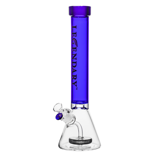 Legendary 16" 5mm Showerhead Beaker w/ Colour Accents