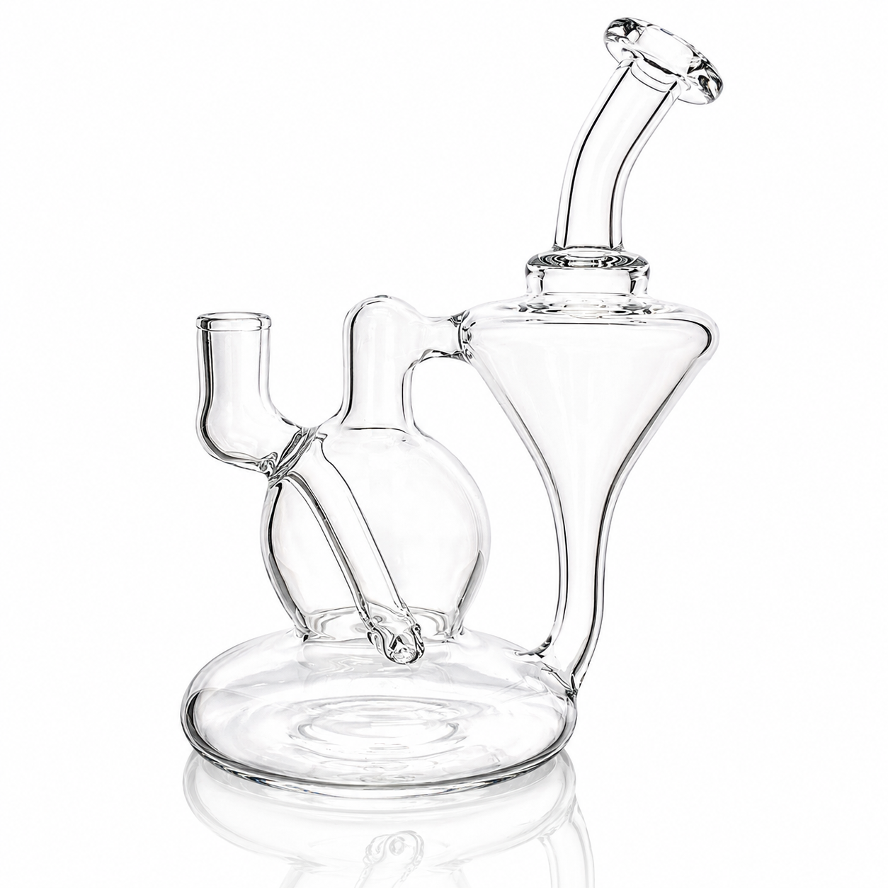 Mastah Glass 14mm Clear Recycler