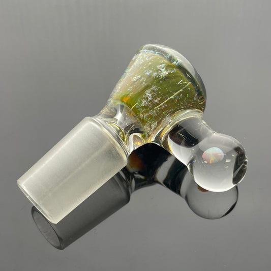 Green Belt 18mm Single Hole Crushed Opal Bowl