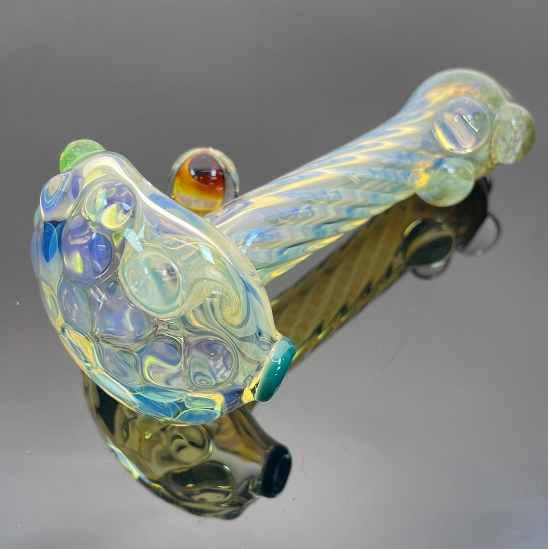 Eckardt Glass Fumed Mushroom Pipe