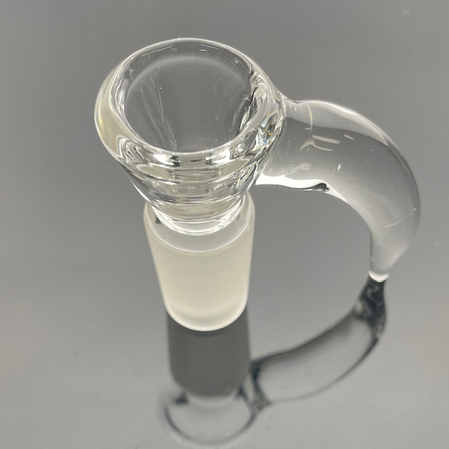 Mastah Glass 18mm Clear Horn Bowl