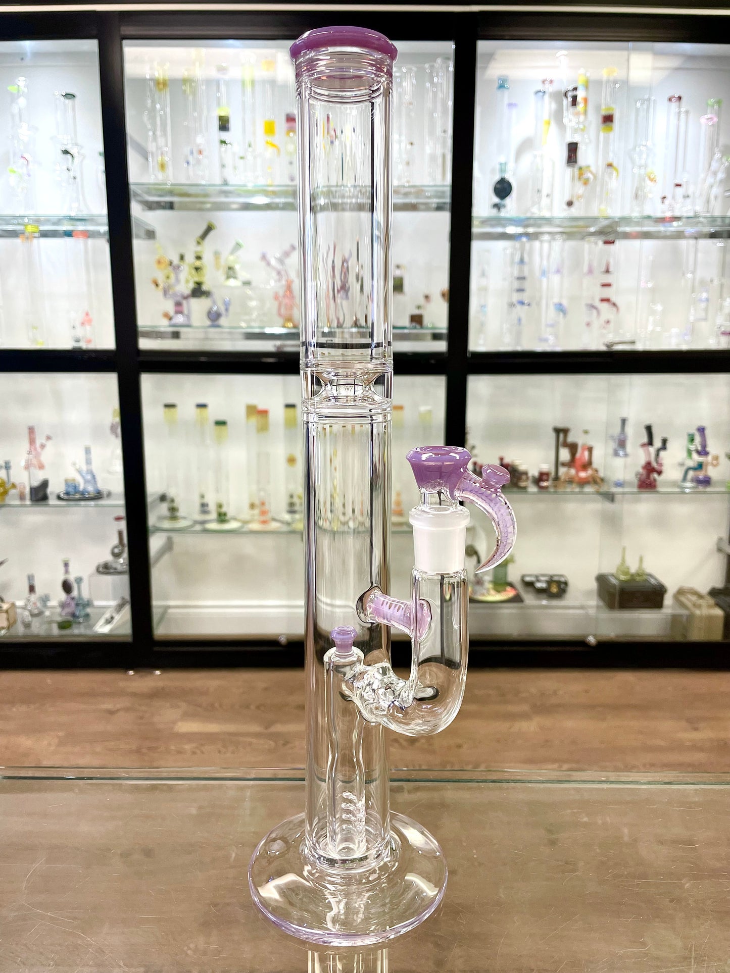 Jamms Straight Tube w/ Staircase Perc - Colour (Minor 2nd Quality)