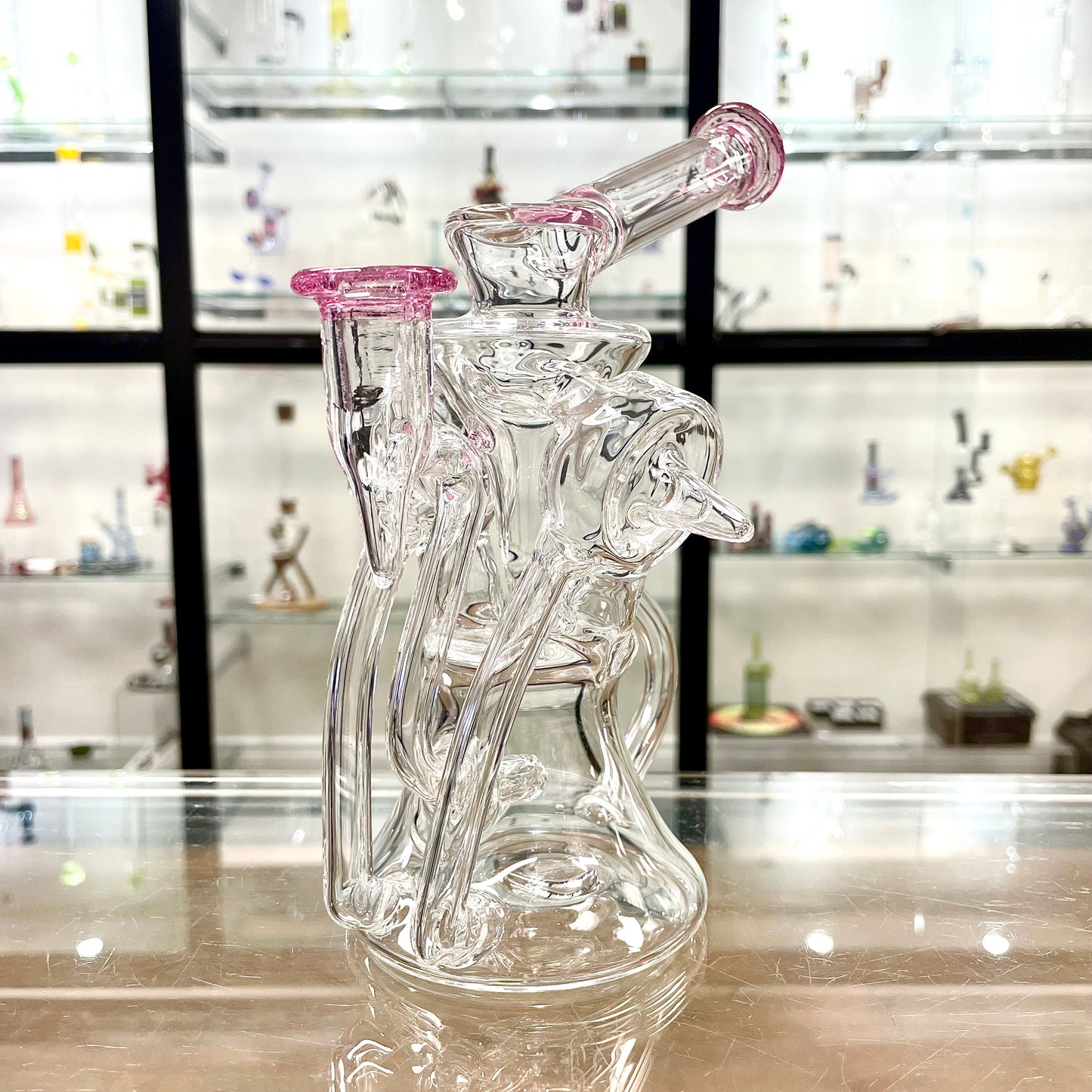 Mimzy Colour Accented Full Scroller Recycler - 14mm