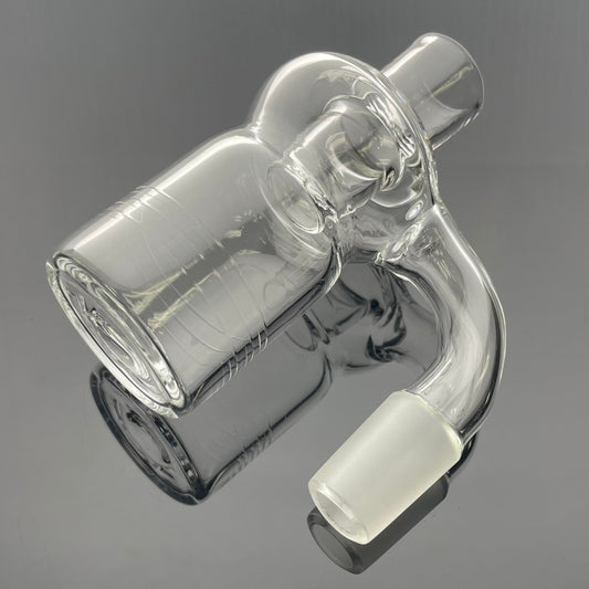 Mastah Glass 18mm/18mm 90 Degree Dry Ash Catcher w/ Handmade Joint