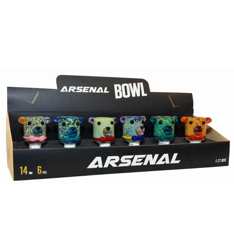 Arsenal 14mm Teddy Buddies Bowl - Various Colours