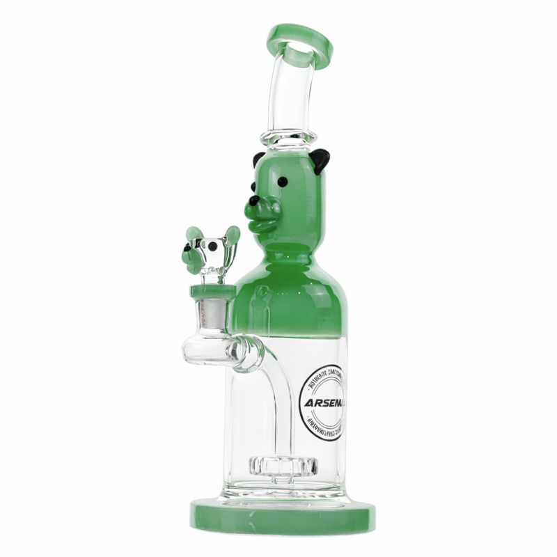 Arsenal 11" Bear Buddy Mini Bong w/ 14mm Screen Bowl - Various Colours