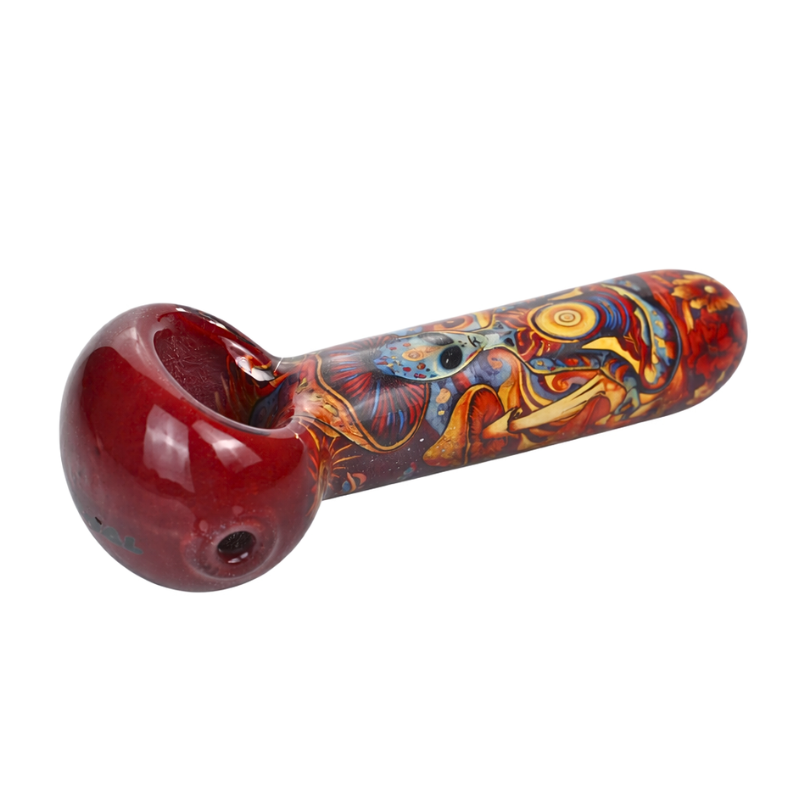 Arsenal 4" Graphic Glass Hand Pipe - Various Designs