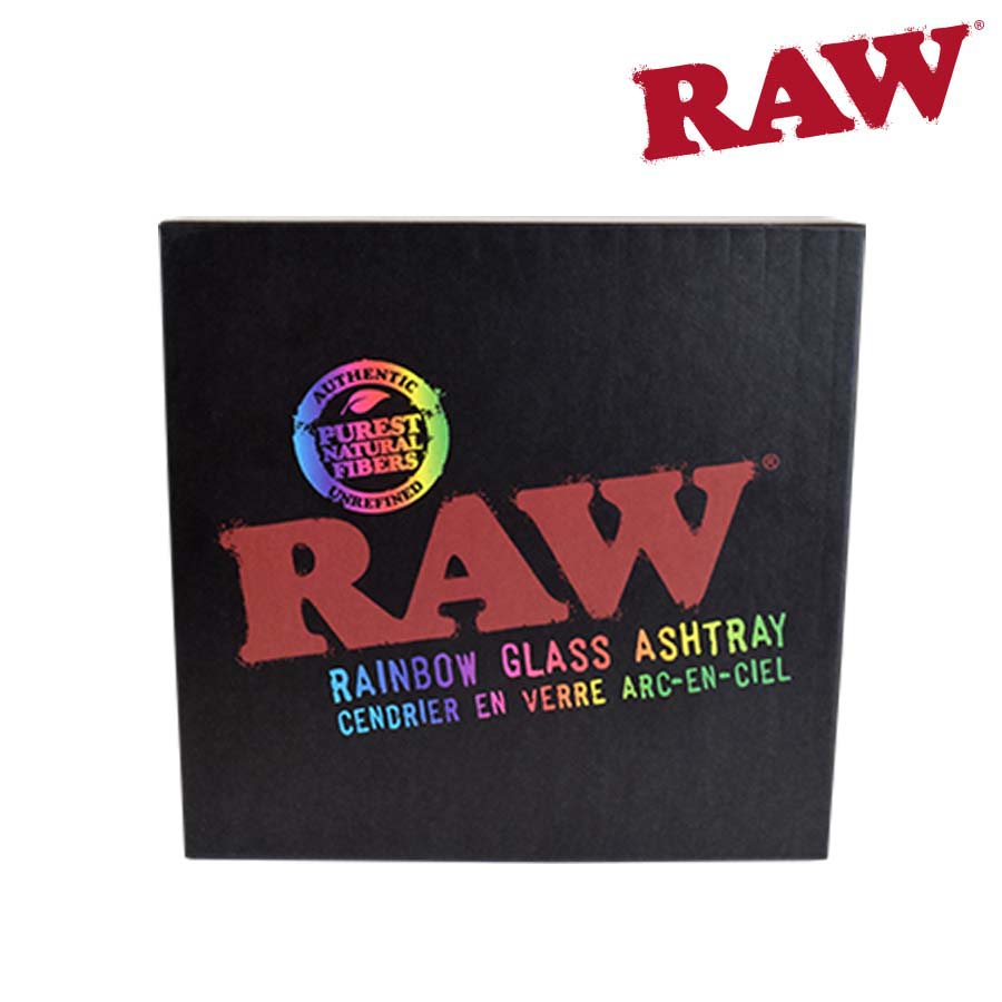 RAW Rainbow Glass Ashtray