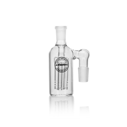 Arsenal 18mm - 14mm 90 Degree Clear 4 Arm Ash Catcher