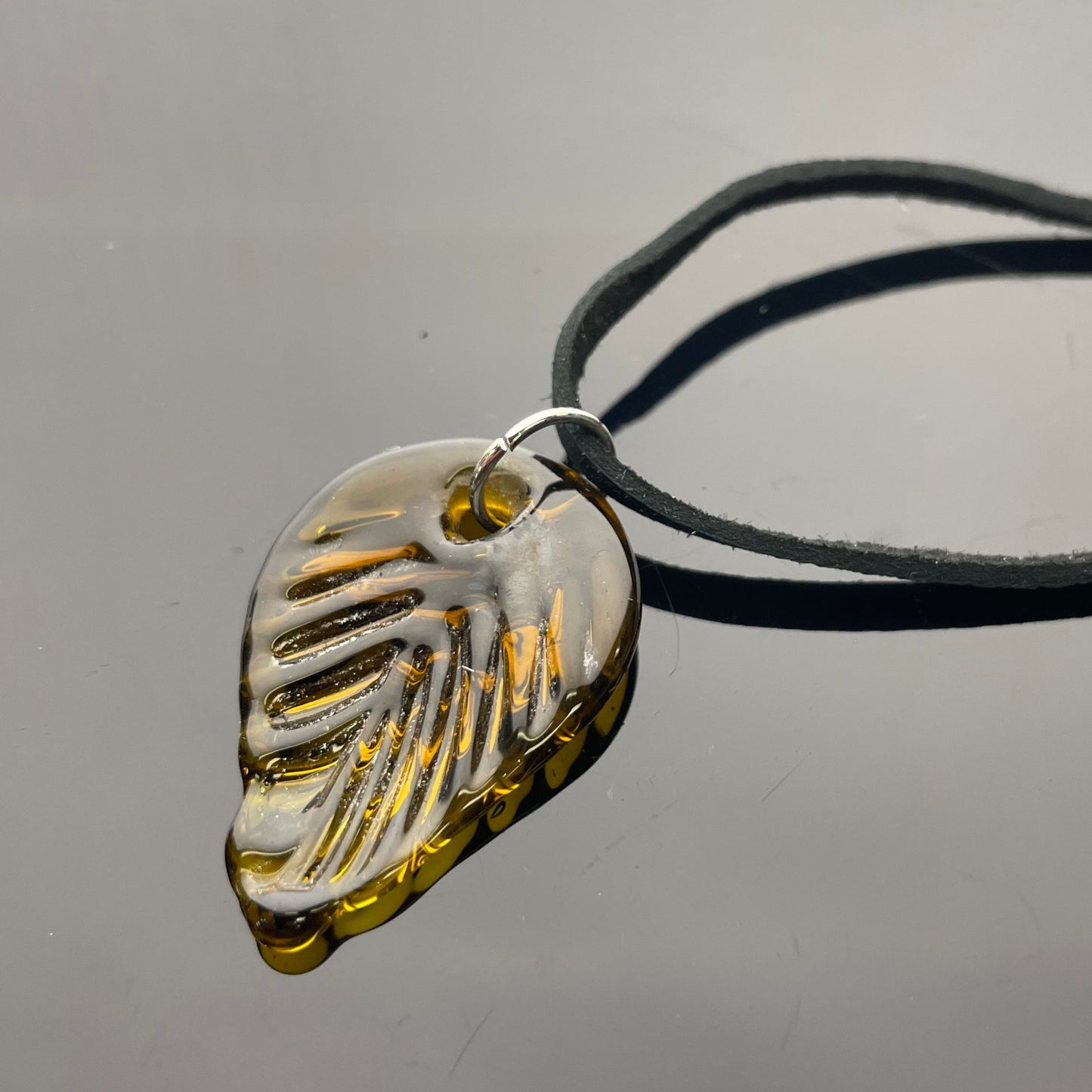 Shine Garbage Hill Leaf Pendant
