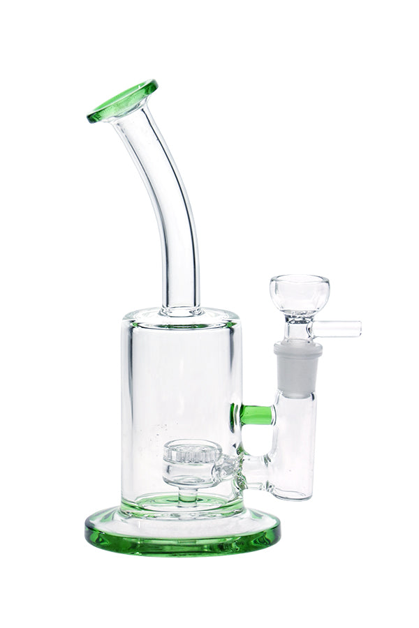 Nice Glass 8" Mini Honeycomb Perc Bubbler