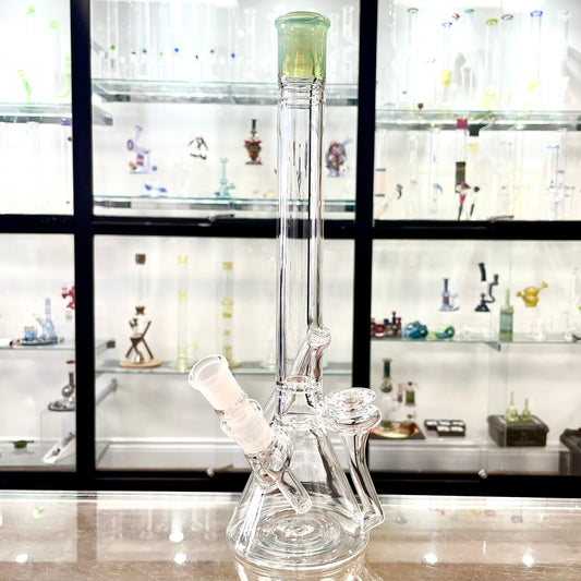 Discobox Colour Accented Removable Double Recycler Beaker - Sea Slyme