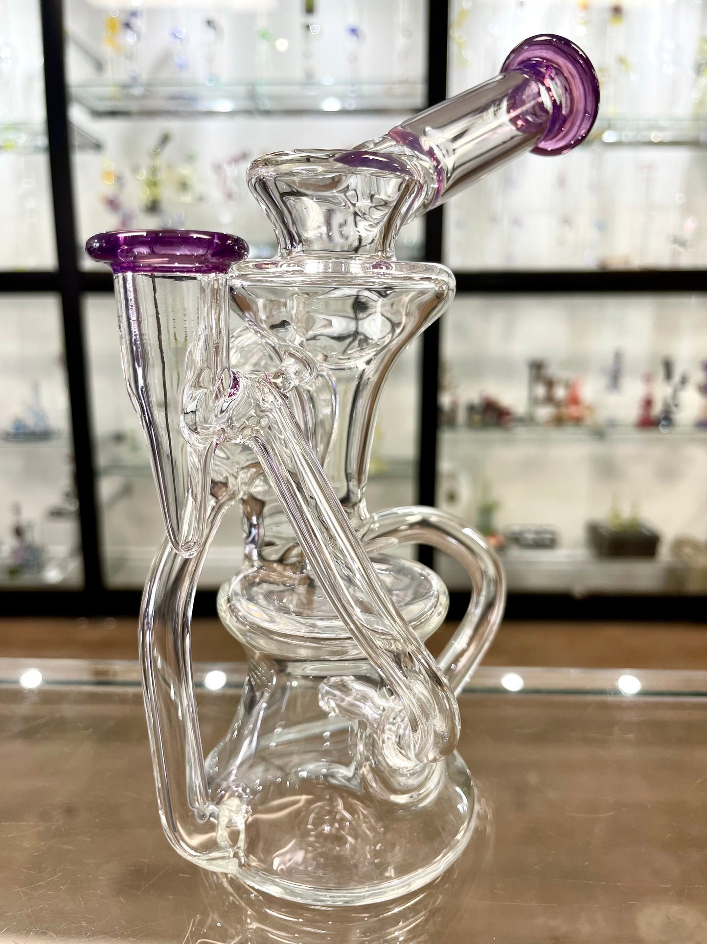 Mimzy Side Scroller Recycler w/ Colour Accents - 14mm