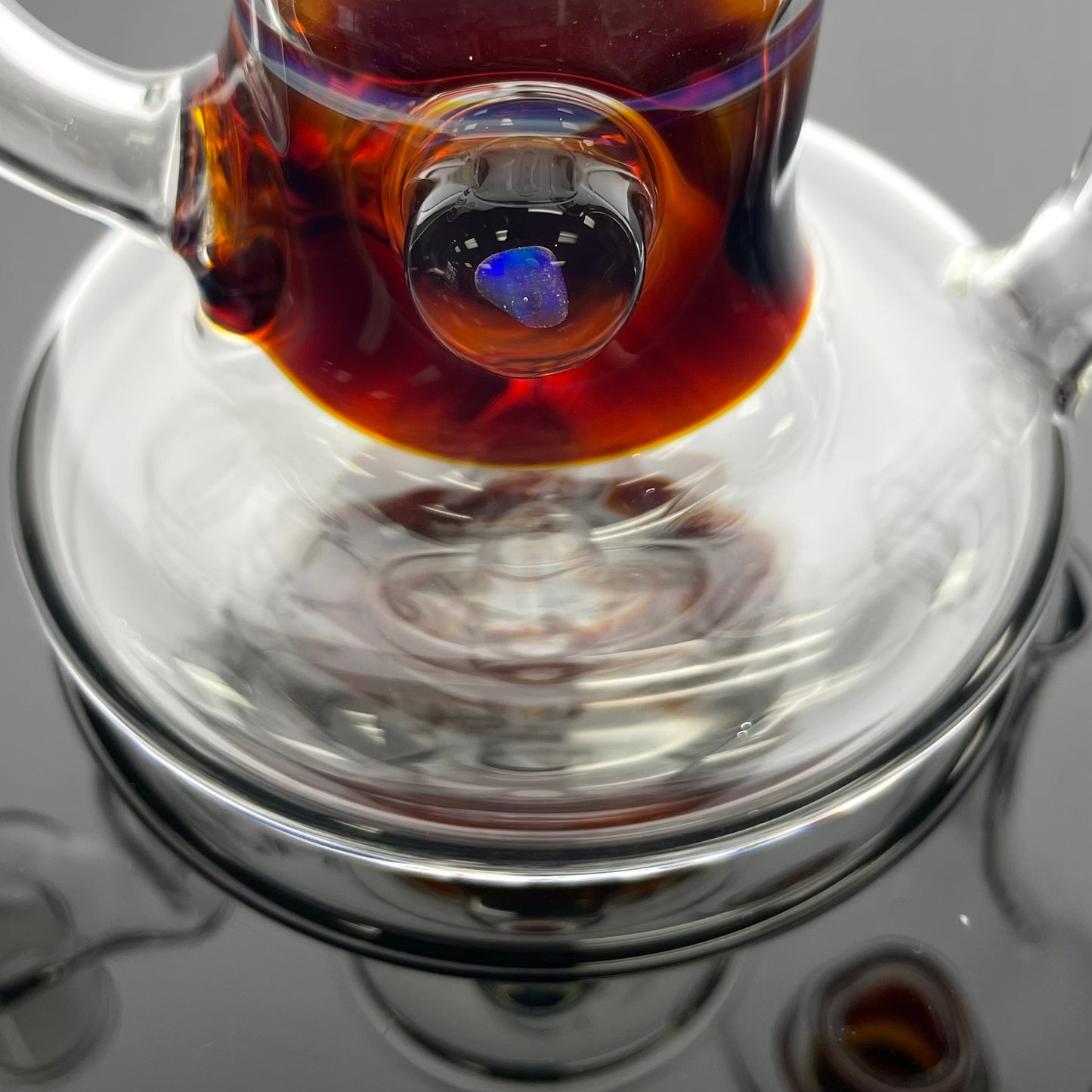 Green Belt Colour Accented Recycler - Amber Purple