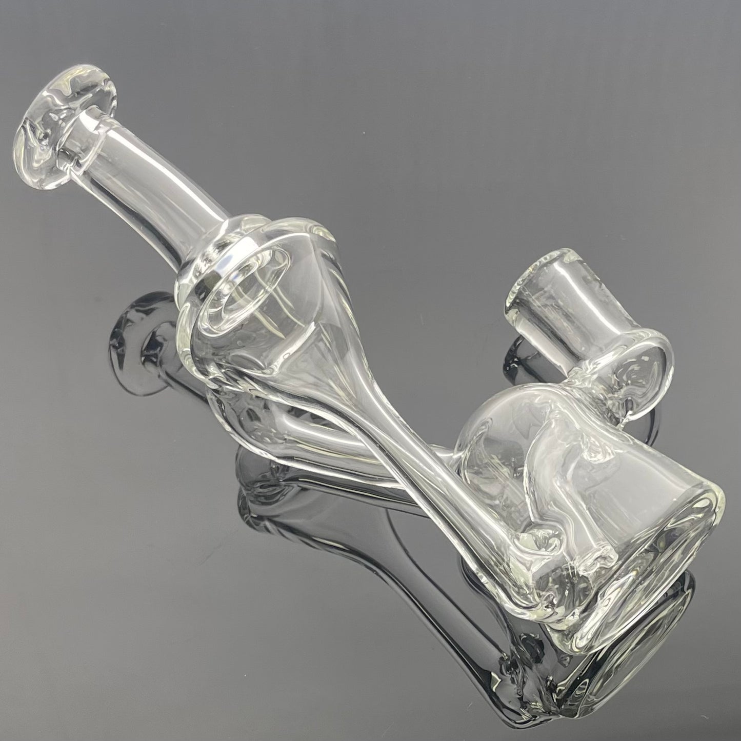 Niko BH Glass 6.25" 10mm Clear Mini Floater Recycler