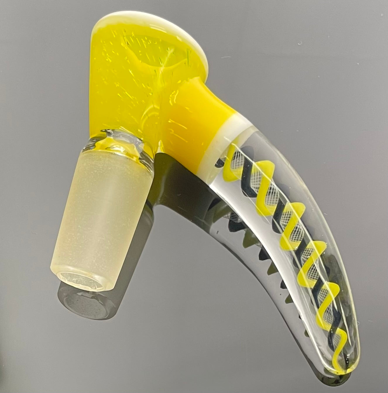 Glass With Jeremy 14mm Dichro Horn Bowl - Various Colours