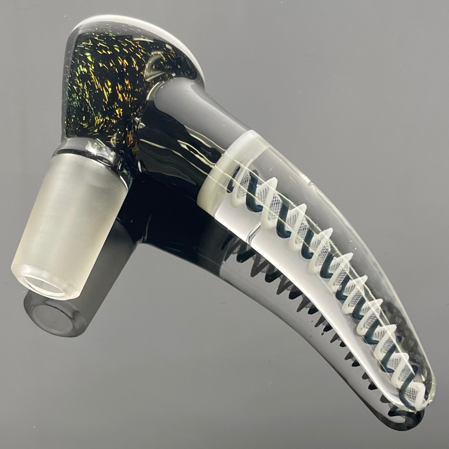Glass With Jeremy 14mm Dichro Horn Bowl - Various Colours