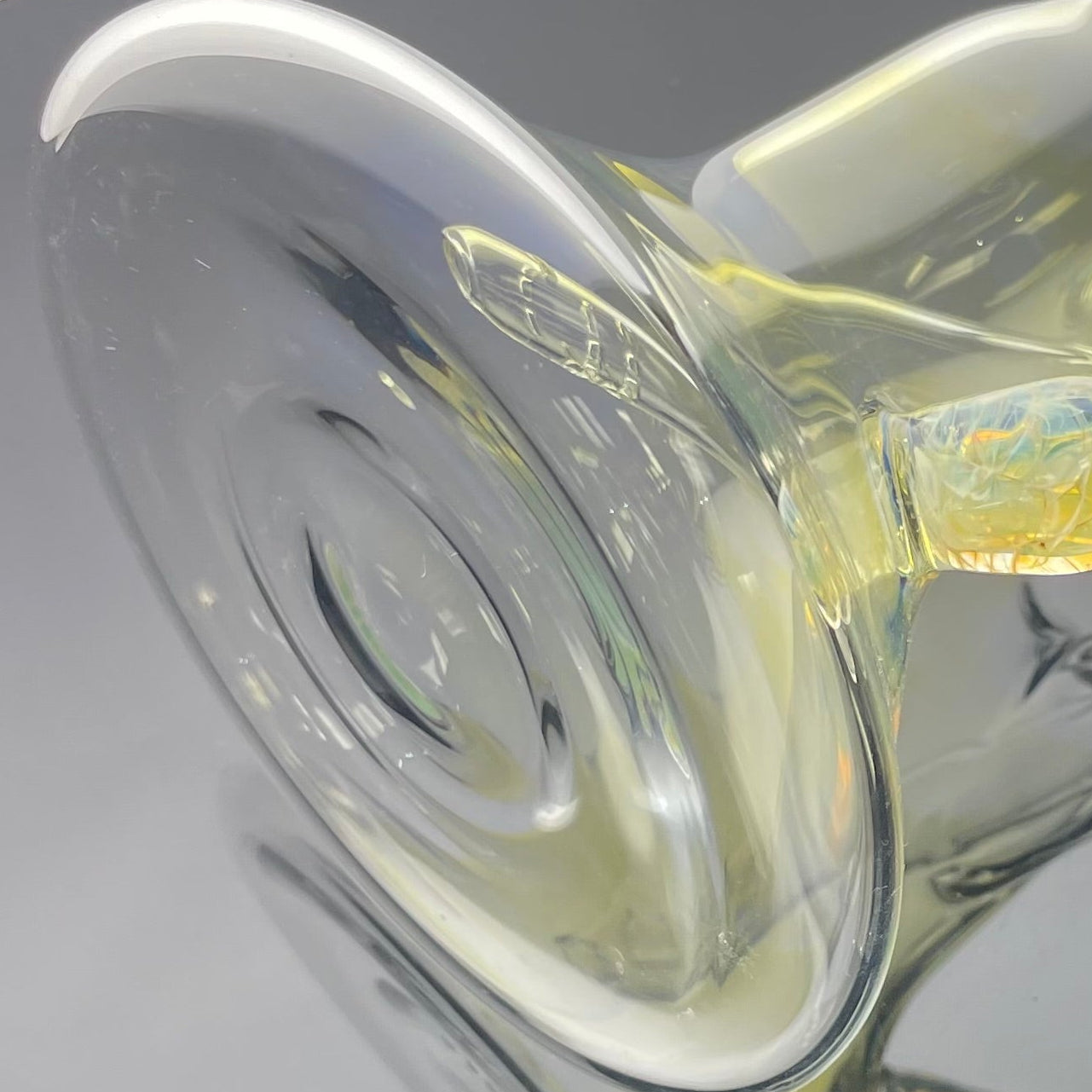 Mastah Glass Fumed 15" Hollow Foot Straight Tube