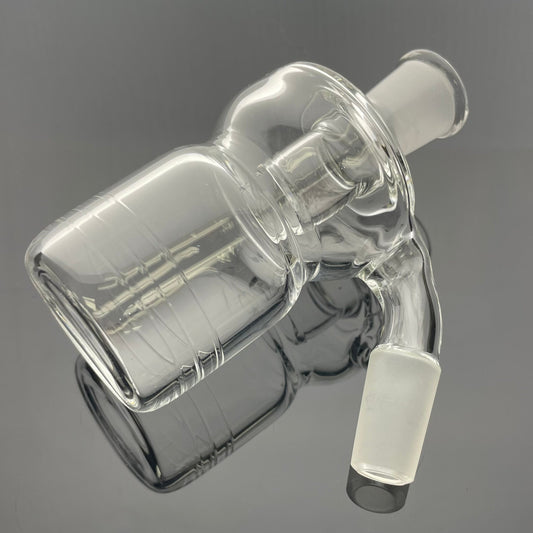 Mastah Glass 14mm/14mm 45 Degree Dry Ash Catcher w/ Factory Joint