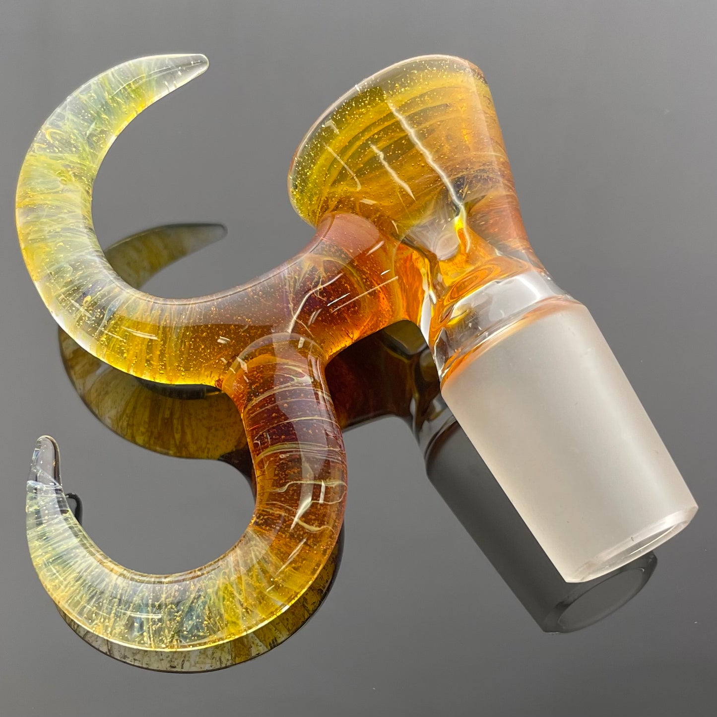 Gump Glass Bowl 2 Horn 18mm 1 Hole
