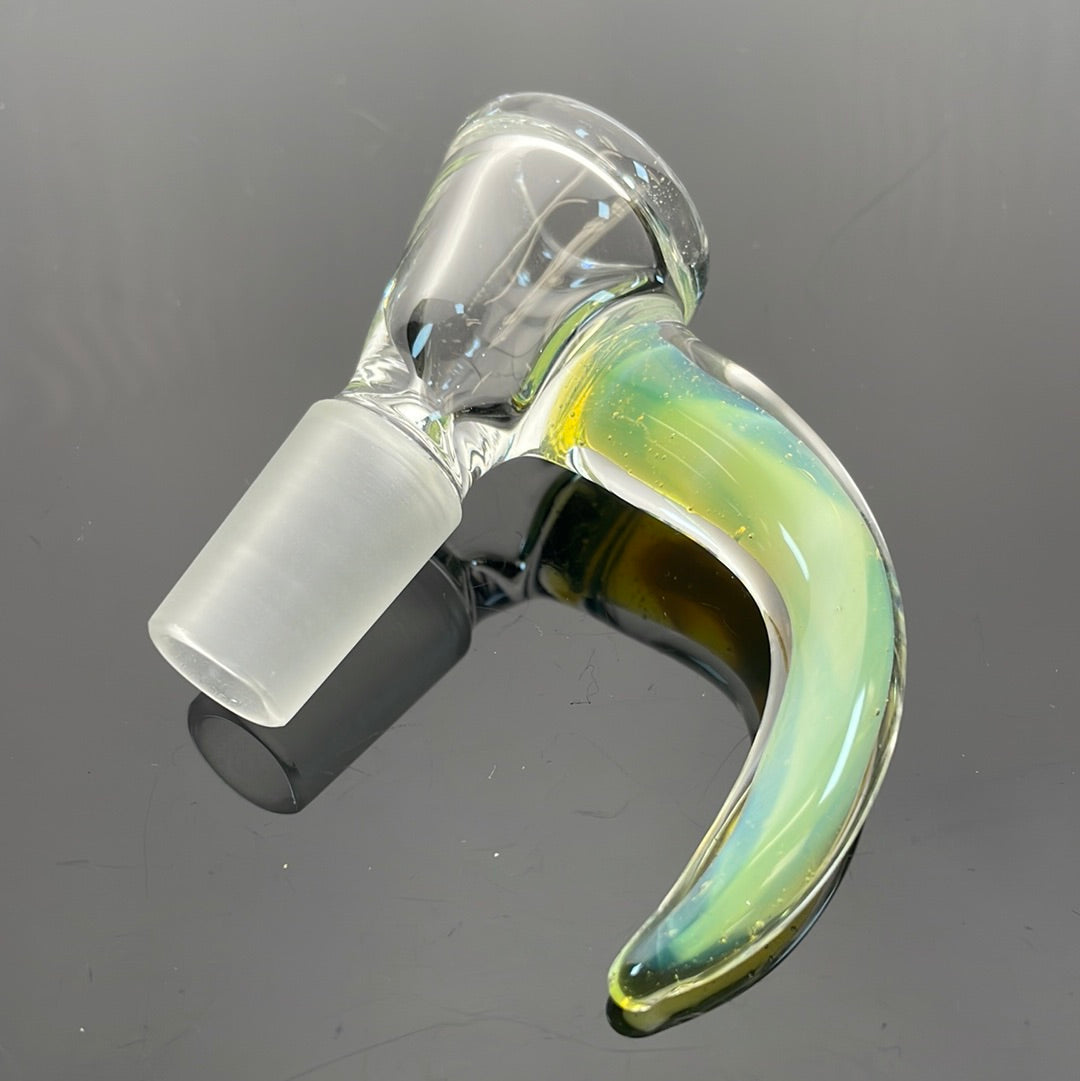 Green Belt Clear Horn Bowl 14mm 1 Hole